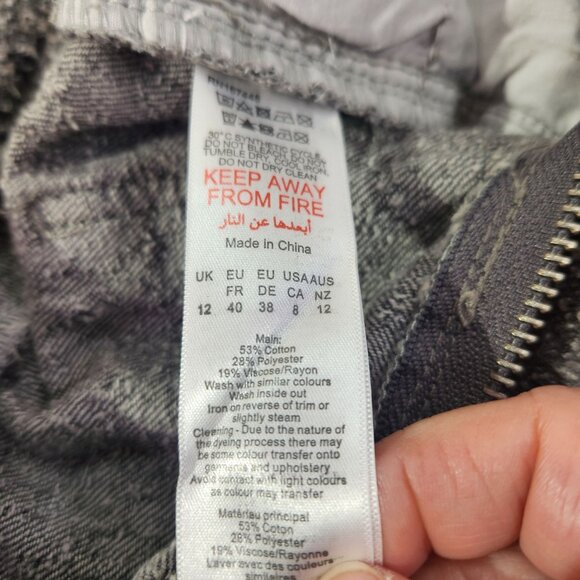 PrettyLittleThing Gray Bobble Straight Leg Corset Jumpsuit Womens Size 12 US 8 - Picture 14 of 16